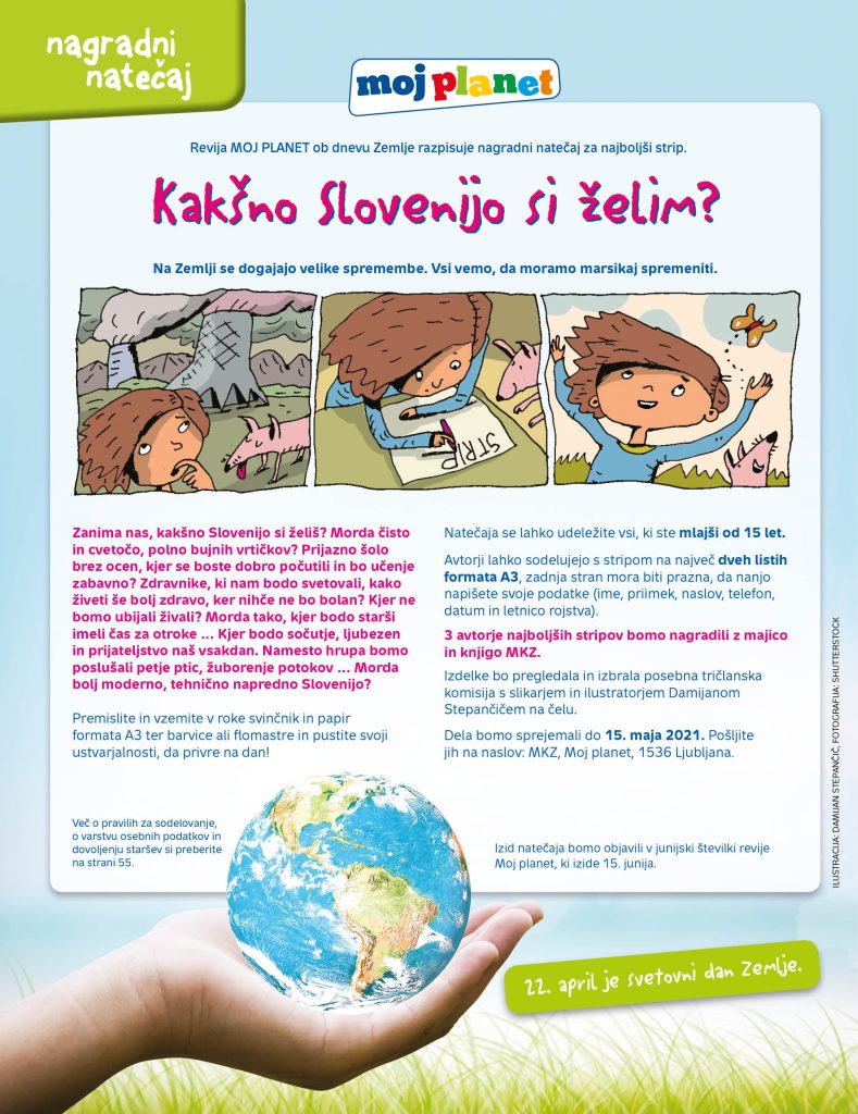 Kakšno Slovenijo si želim? Moj planet